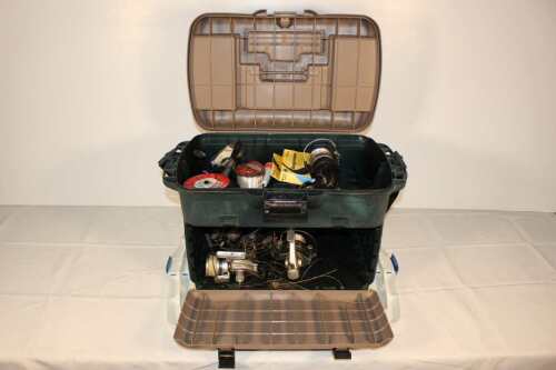 Tackle Box With Tackle and Reels