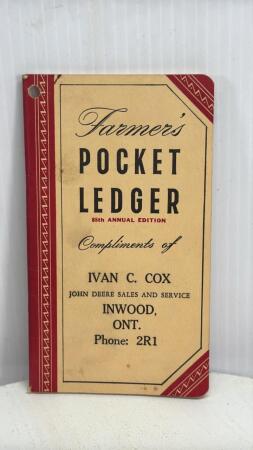 JOHN DEERE POCKET LEDGER