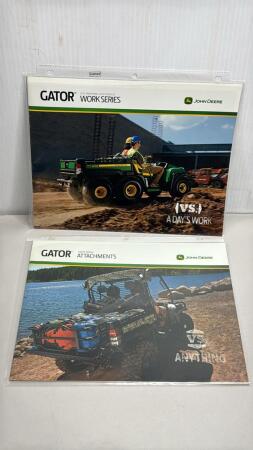 (2) JOHN DEERE GATOR BROCHURES