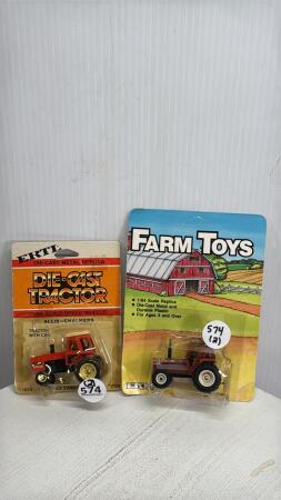 (2) 1/64 ERTL TRACTORS