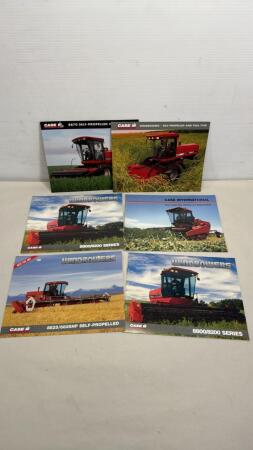 (5) CASE IH SWATHER BROCHURES