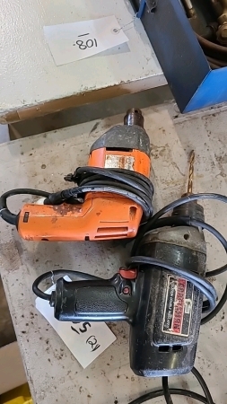 Craftsman and Black & Decker Electric Drills