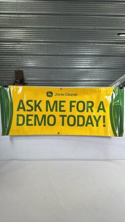 VINYL JOHN DEERE DEMO BANNER