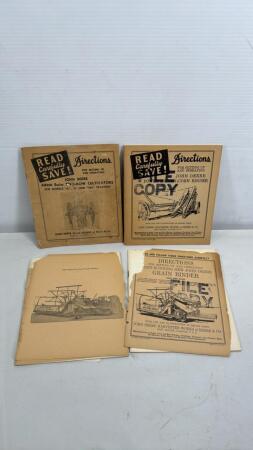 JOHN DEERE SETTING & OPERATING MANUALS
