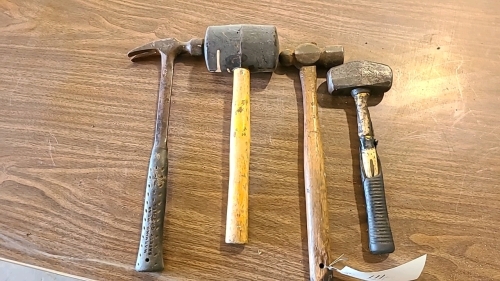 Lot of 4 Hammers