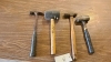 Lot of 4 Hammers - 2