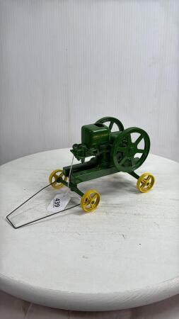 JOHN DEERE STATIONARY ENGINE ON WAGON