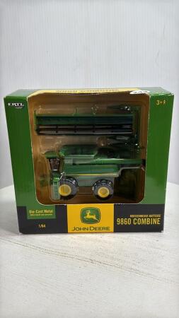 JOHN DEERE 9860 STS COMBINE WITH 2 HEADS