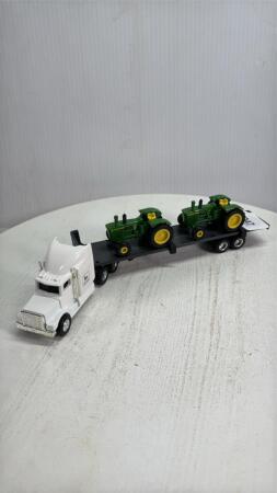 JOHN DEERE PETERBILT SEMI W/(2) 5020 TRACTORS