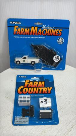 FORD F250 TRUCK WITH FLATBED TRAILER