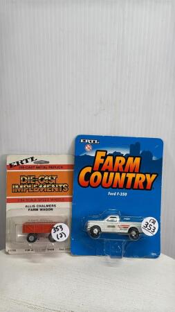 ALLIS CHALMERS WAGON & FORD F-350 PICKUP