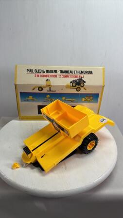 PLASTIC PULL SLED & TRAILER