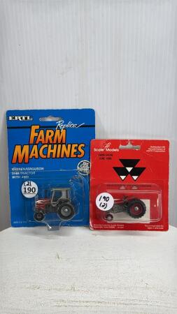 (2) MASSEY TRACTORS