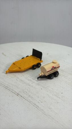 FLAT BED TANDEM TRAILER&CLAY HONEY WAGON SPREADER