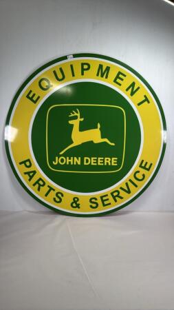 ALUMINUM REPRO JOHN DEERE SIGN