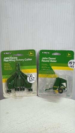 JOHN DEERE ROUND BALER & ROTARY CUTTER