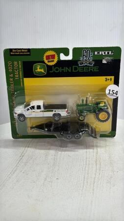 DEALER TRUCK WITH TRAILER & 4020 TRACTOR