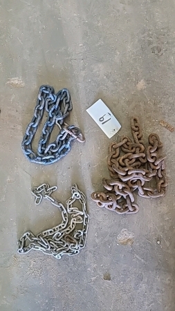 Lot of 3 Lengths of Chain