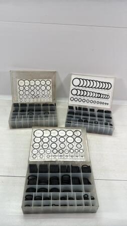 LARGE SELECTION OF O-RINGS IN PLASTIC ORGANIZERS