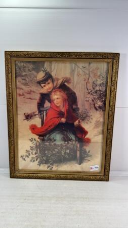 FRAMED YULE RIDE PRINT