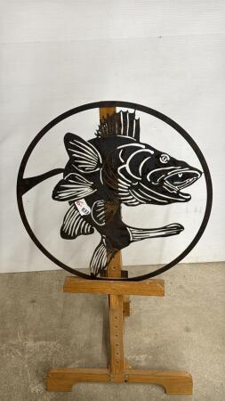 METAL FISH WALL HANGING