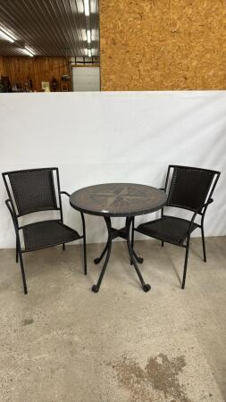 OUTDOOR MOSAIC BISTRO SET