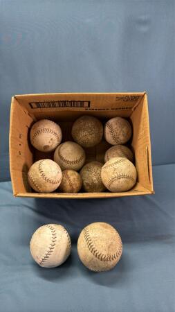 APPROX. 12 OLD BASEBALLS