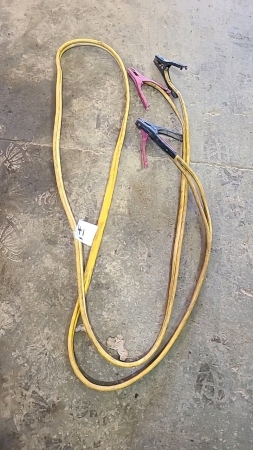Set of Yellow Jumper Cables