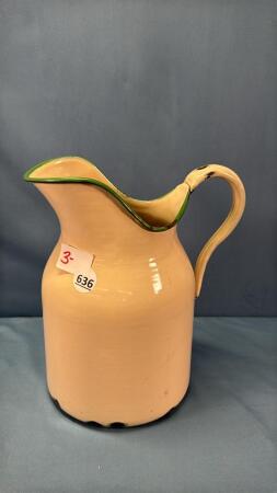 10IN ENAMELLED PITCHER
