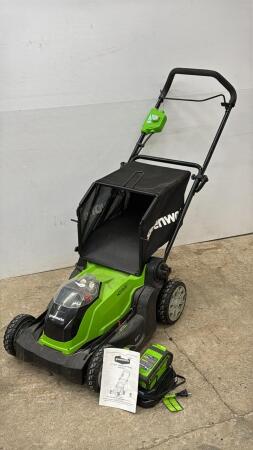 GREENWORKS 40V 17IN LAWN MOWER