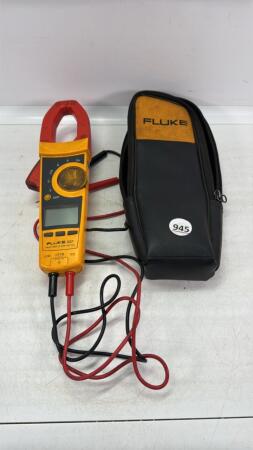 FLUKE 337 METER WITH LEADS & CASE