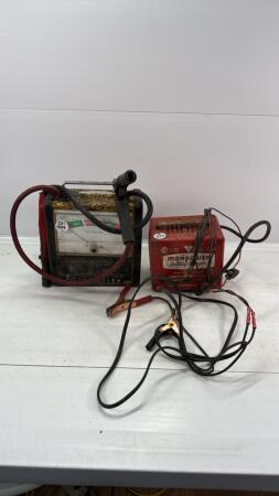 BATTERY TESTER AND BATTERY CHARGER