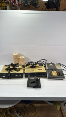 (2) DICTAPHONES & ELECTRIC CALCULATOR