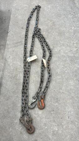 10FT CHAIN WITH 2 HOOKS & 6FT CHAIN WITH 2 HOOKS