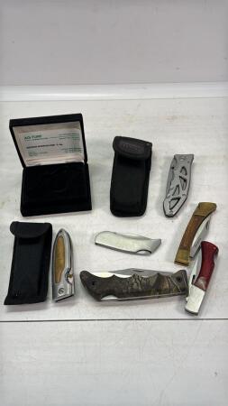(6) POCKET KNIVES