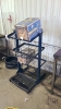 Blue Steel Display Rack for Oil Boxes - 3