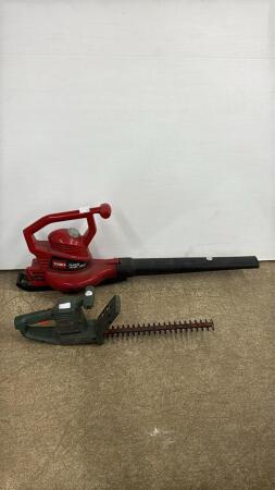 ASSORTED ELECTRIC YARD TOOLS