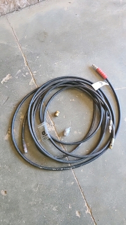 Pressure Washer Hose and 2 Couplers