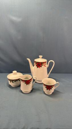 CHRISTMAS TEA SET