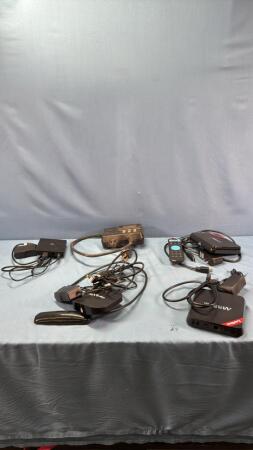 (4) TV BOXES, NOMA OUTDOOR TIMER