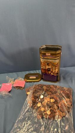 APPROX. 10LBS OF CANADIAN 1 CENT PENNIES