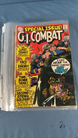APPROX. 11 G.I. COMBAT COMIC BOOKS