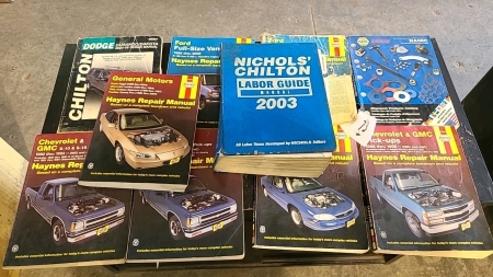 Lot of Chilton and Haynes Repair Books