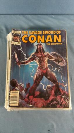 APPROX. 10 SAVAGE SWORN OF CONAN COMIC BOOKS