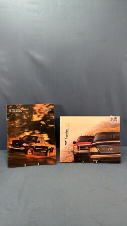(2) FORD F-SERIES TRUCK BROCHURES