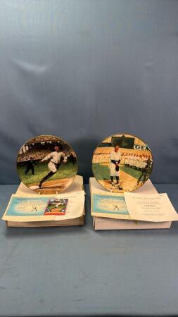 (2) BASEBALL PLATES