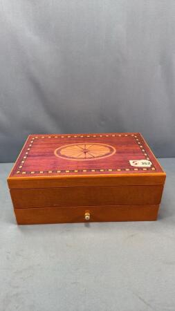 WOODEN JEWELLERY BOX
