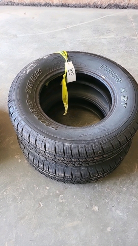 Pair of Turbo-Tech 225/75R16 Tires