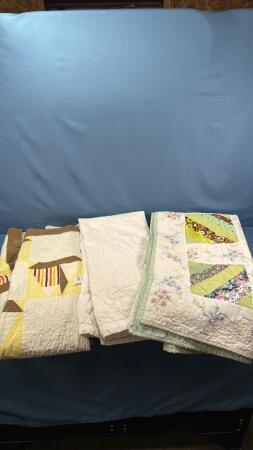 (3) SMALL QUILTS SEE NOTES