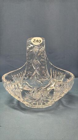 PINWHEEL CRYSTAL BASKET